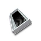 24 lines - brown eyelashes