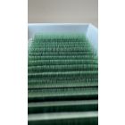 Sweetlashes Luxury Color Collection - 24 soros - színes műszempilla  - CC - 0,07 - Mix - Ombre zöld