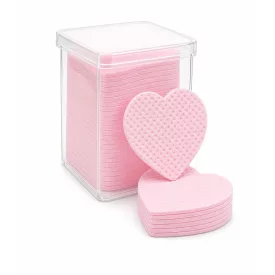 Szív alakú szálmentes ragasztócsőr törlő - Pink
