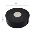 Prémium fekete habtapasz UV technikához - 2,5 cm széles - fekete