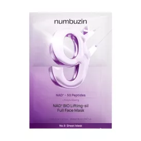 Numbuzin - No.9 NAD+ Bio Lifting-sil Full Face Mask Set