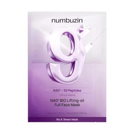 Numbuzin - No.9 NAD+ Bio Lifting-sil Full Face Mask Set